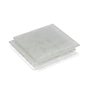4 Frosted Glass Coasters