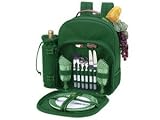 Picnic at Ascot 052G-G Kent Green Backpack 2-person