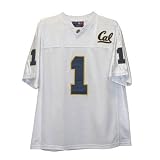 California Golden Bears UCB Youth Football Jersey - White #1 NCAA Jerseys