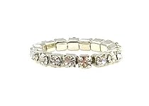 Toe Ring - T7 - Crystal Band ~ Clear