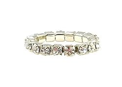 Toe Ring - T7 - Crystal Band ~ Clear