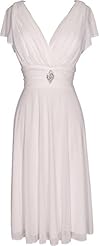Short Short Sleeves Empire   Waistline Ruched Bridesmaid Dress/Mother-of-the-Bride Dress 