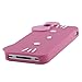 iPhone 4G/4S Hello Kitty Style Big Face Shape Series Bow Tie Style Soft Case/Cover/Protector(Rose Pink Color)