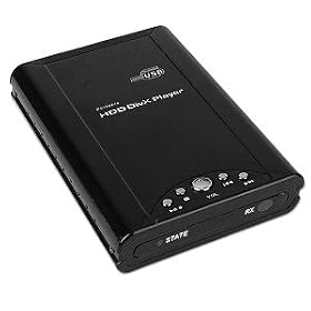2.5-Inch USB 2.0 Multimedia External IDE Hard Drive Player with Remote