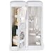 Picnic Time Harmony Honeymoon Debossed Leatherette Champagne Tote w/ Service For 2 (White)