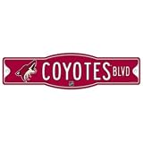 Phoenix Coyotes Official Logo 4"x17" Street Sign