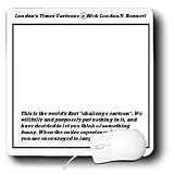 Londons Times Funny Music Cartoons - Experimental Cartoon Use Your Imagination, Then Laugh - Mouse Pads