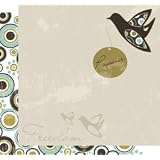 12" X 12" Passover Scrapbooking Paper- Freedom Dove