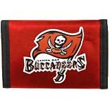 Tampa Bay Buccaneers Nylon Tri-Fold Wallet (Red)