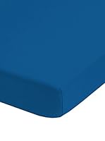 Biberna Sábana Bajera Elástica Gots Bio-Satin (Azul Petróleo)