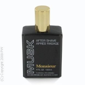 MONSIEUR MUSK by Dana - After Shave (unboxed) 4 oz For Men