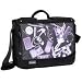 Skooba Skreener Courier Style Laptop Bag, Black/Purple