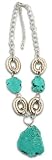Oversized Turquoise Pendant and Earring Set