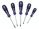 Wiha 46095 3K Cushion Grip 5 Piece Set Slotted & Phillips