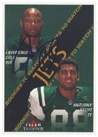 Laveranues Coles, New York Jets, 2000 Fleer Tradition Autographed Card