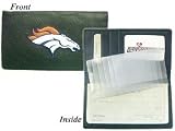 Denver Broncos Embroidered Leather Checkbook Cover