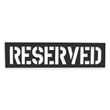 Hanson Reserved Plastic Stencil