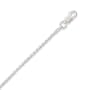 Sterling Silver 16 Inch Diamond Cut Rope Chain Necklace
