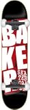 Baker Stacked Complete Skateboard - 8.6 Black/Red/White w/Thunders