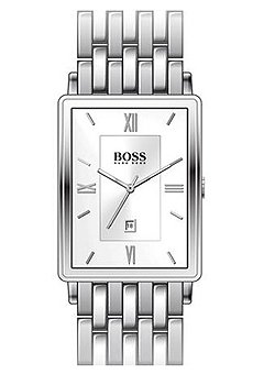 Image of Hugo Boss - 1512172 - Gents Watch - Analogue Quartz - Silver Dial - Stainless Steel Silver Strap