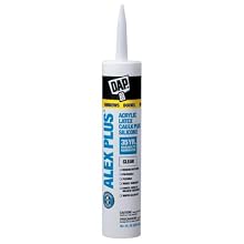 Dap 18156 Clear Acrylic Latex Caulk With Silicone 10.1-Ounce