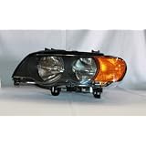 2000-2003 BMW X5 HALOGEN; YELLOW TURN SIGNAL AUTOMOTIVE REPLACEMENT HEAD LIGHT LEFT... by TYC