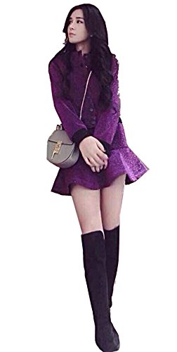 ツーピース スーツ ミニスカート ジャケット ラメ カジュアル キュート エレガンス レディース 冬物 春物 可愛いスカーフ付き R778