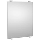 :USE Square Bollard Rectangular Mirror, Polished Chrome by :USE