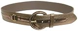 Chinese Laundry - CHINESE LAUNDRY Bronze Belt W/ Snakeskin Buckle