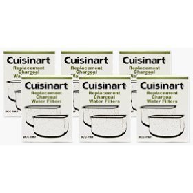 Cuisinart DCC-RWF-6PK (12 Filters) Charcoal Water Filters in Cuisinart DCC-RWF Retail Box