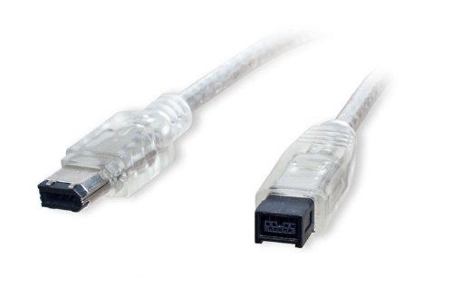 Connectland CL-CAB30007 FireWire IEEE 1394b 6-feet (1.8m) 9-pin to 6-pin Cable (Silver)