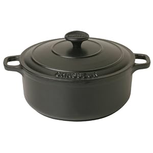 Paderno World Cuisine 8.625 Inch Black Round Dutch Oven by Paderno World Cuisine