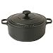 Chasseur Cast Iron 22cm, 3.0ltr Round Casserole Matt Black