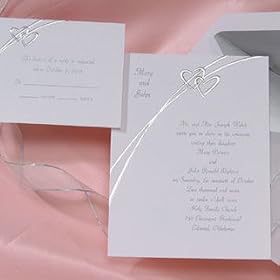 Simple Wedding Invitations R3189 (QTY 100)