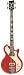 Italia Mondial Sportster Bass 4-string Bass Guitar - Red