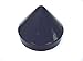 JSP Manufacturing Cone Marine Dock Piling Caps Now with More UV Protection 10+ Years Made in The USA, Dock Pylon Cover Caps for Marine Boat Docks, Floating Docks, Piers (Black, 8 inch)