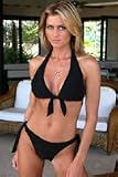 Women's Blue Sky Swimwear 'Ava' Halter Bow Tie: Swimsuit Top Only