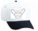 White Cap with Greece, ancient, metallic, pot, cup, black and whtie, Europe, traditional, artifact, container, glass