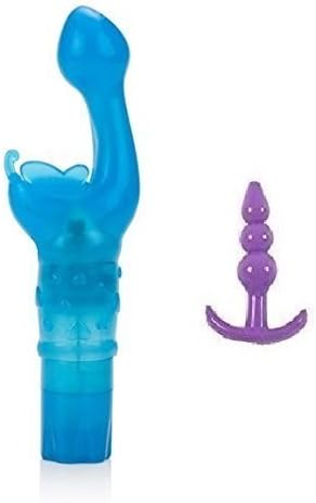 Blue Powerul Vibe Butterfly Kiss Gspot and Clit for Couples with Purple Anal Plus Toys