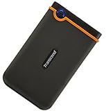 Transcend 耐衝撃性構造 2.5インチ USB接続 SATA外付けポータブルハードディスク 640GBの画像