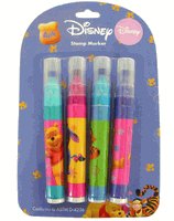 Childrens Toyshop  Toys : Disney Winnie The Pooh Stamp Markers -4pack Set