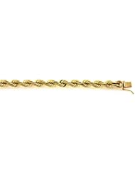 CleverEves 14Kt Yellow Gold Rope 6.8mm Bracelet