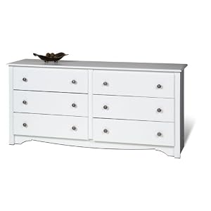 Monterey 6 Drawer Dresser By Prepac Furniture