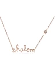 Shy by Sydney Evan Diamond Bezel Shalom Necklace