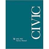 1996 1997 HONDA CIVIC Shop Service Repair Manual Book by Honda