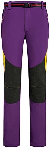 LANBAOSI Women's Soft Shell Pants Climbing Waterproof Breathable Trousers