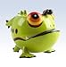 Silly Saver Ceramic Frugal Frog Money Bank
