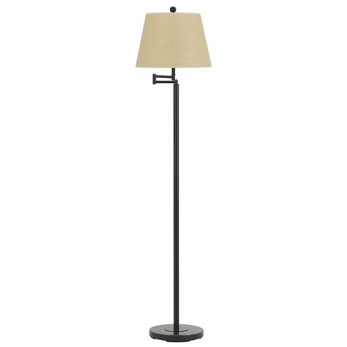 Cal Lighting BO-2077SWFL-DB Traditional One Light Floor Lamp from Andros Collection in Bronze/Dark Finish, 14.00 inches