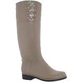 Capelli New York Solid Quilted Top Ladies Tall Molded Equestrian Rainboot