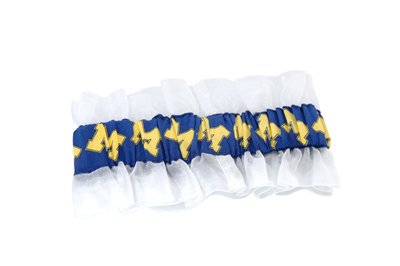 Michigan Garter - University of Michigan Blue Garter with M Logo